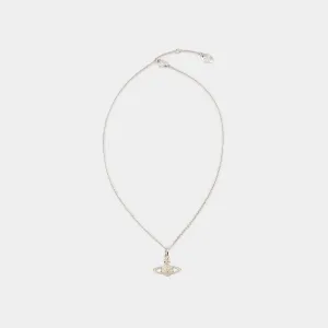 Mini Bas Relief Pendant Necklace - Vivienne Westwood - Metal - Grey