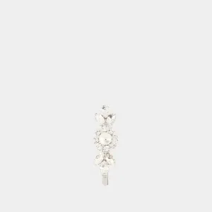 Mini Daisy Floret Hair Clip - Simone Rocha - Brass - White