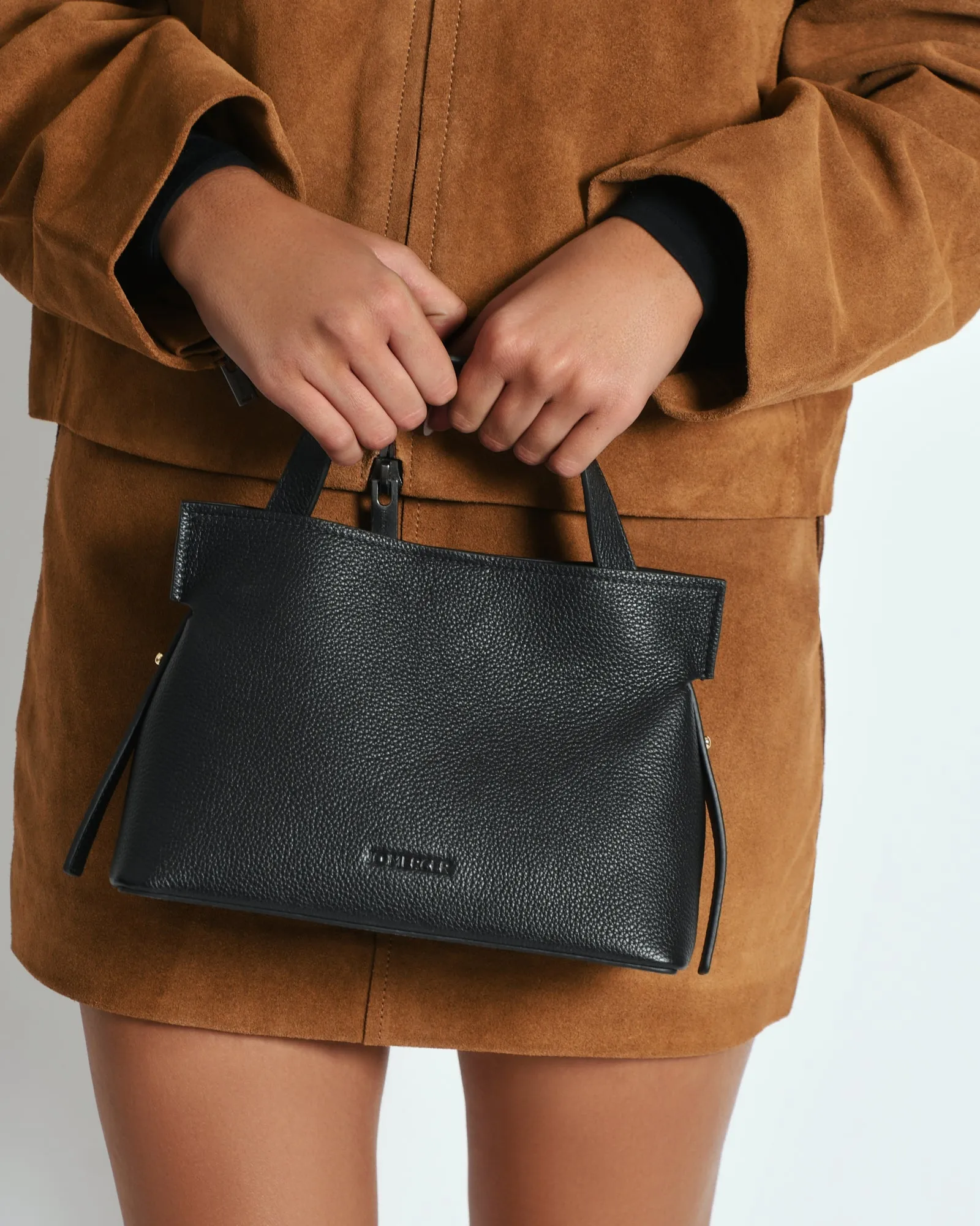 MISHI CROSSBODY BAG BLACK LEATHER Jo Mercer