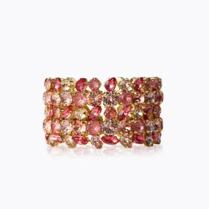 Multi Cuff Bracelet / Mulberry Red Combo Caroline Svedbom