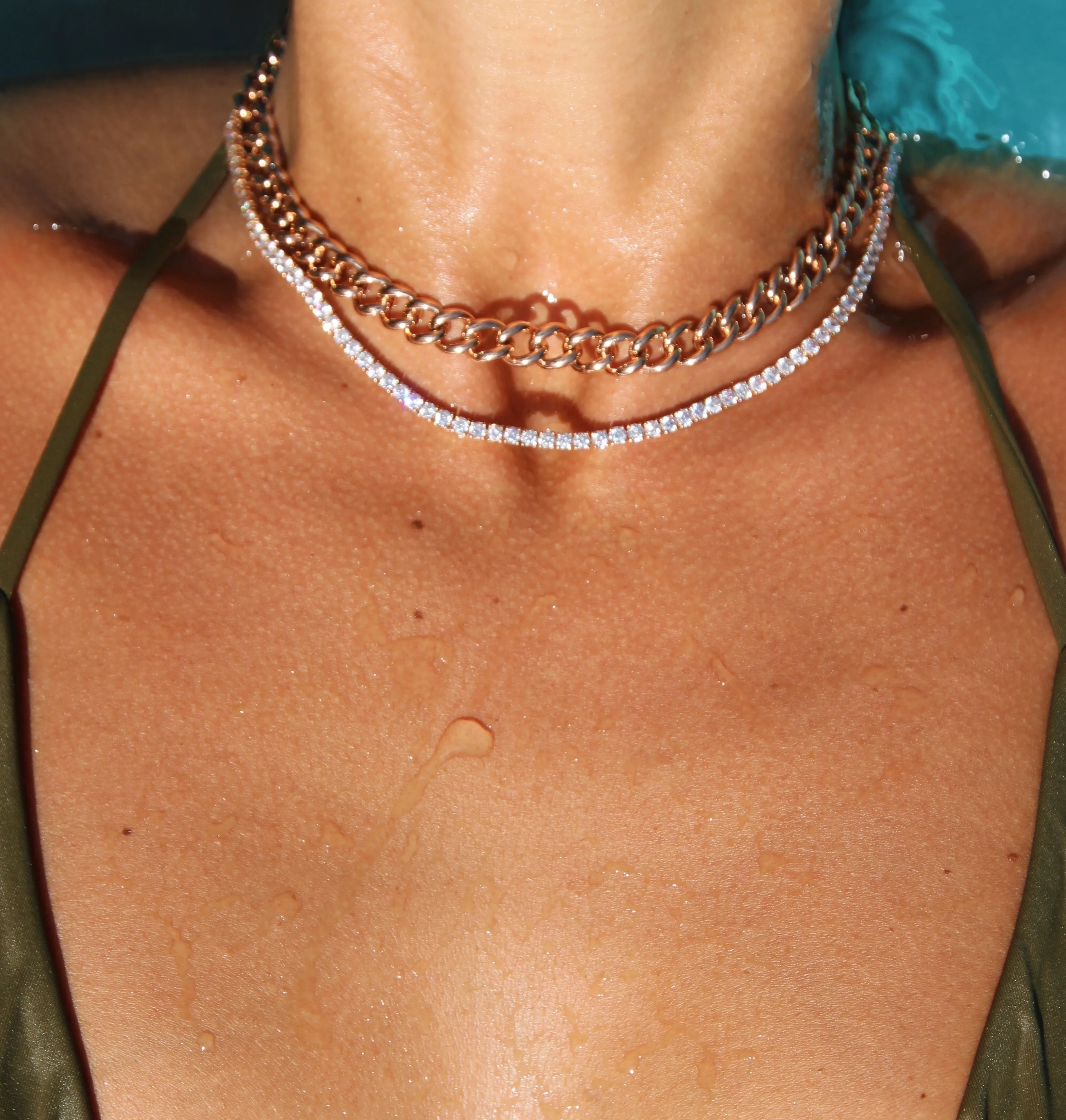 NAPLES CHAIN LINK CHOKER Anita Ko