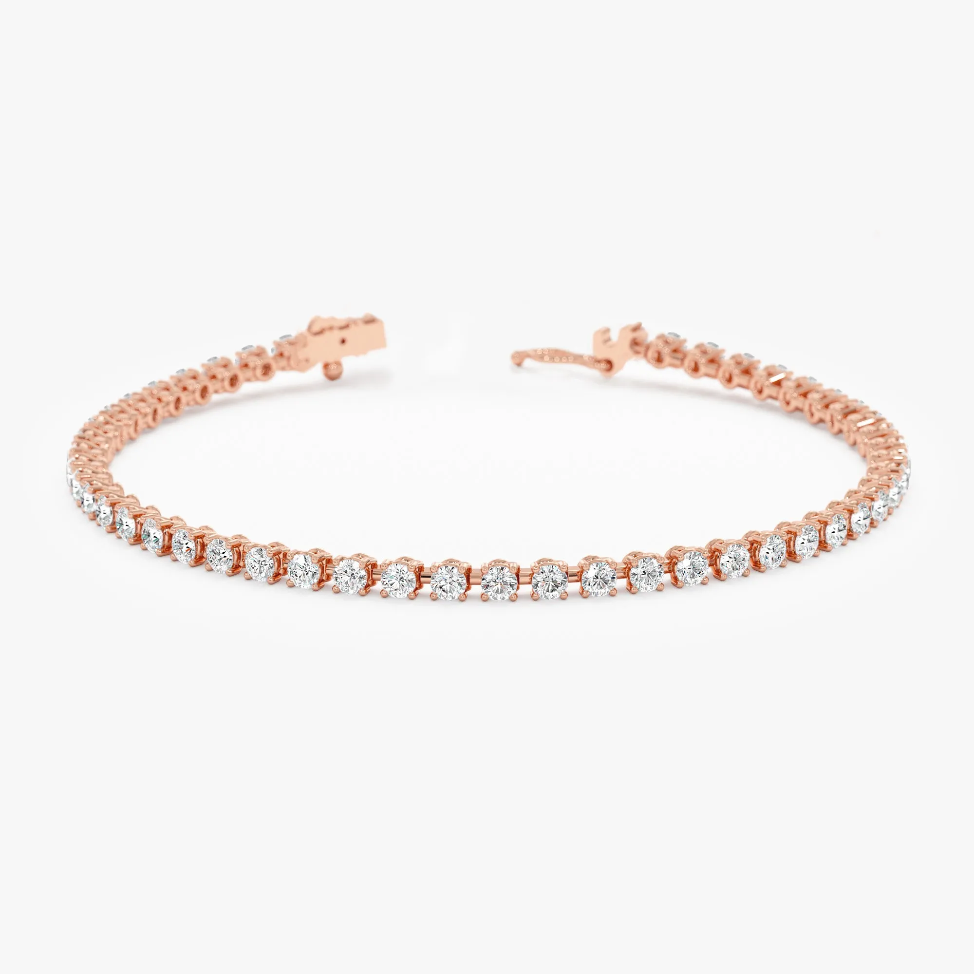 Natural Diamond Tennis Bracelet, Katniss SARAHELISE