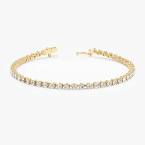 Natural Diamond Tennis Bracelet, Katniss SARAHELISE