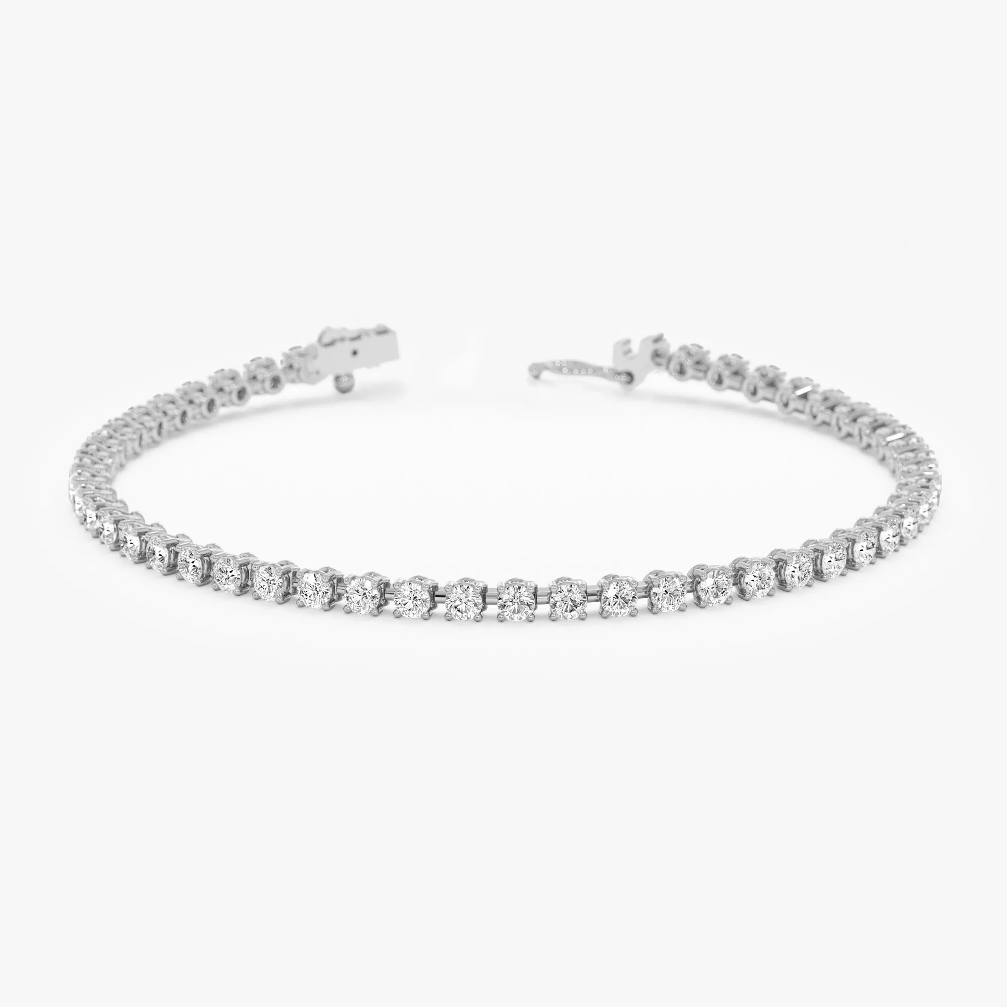 Natural Diamond Tennis Bracelet, Katniss SARAHELISE