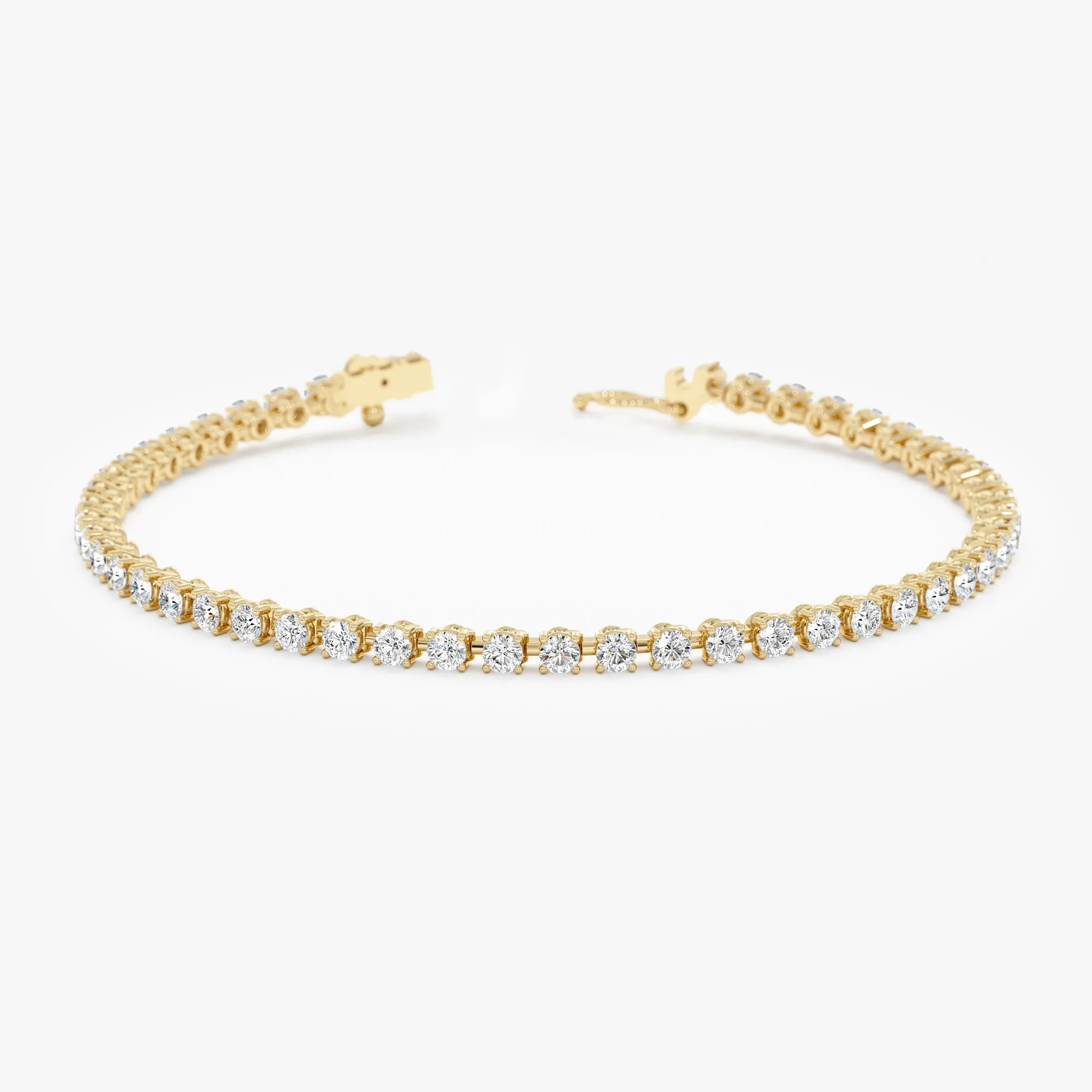 Natural Diamond Tennis Bracelet, Katniss SARAHELISE