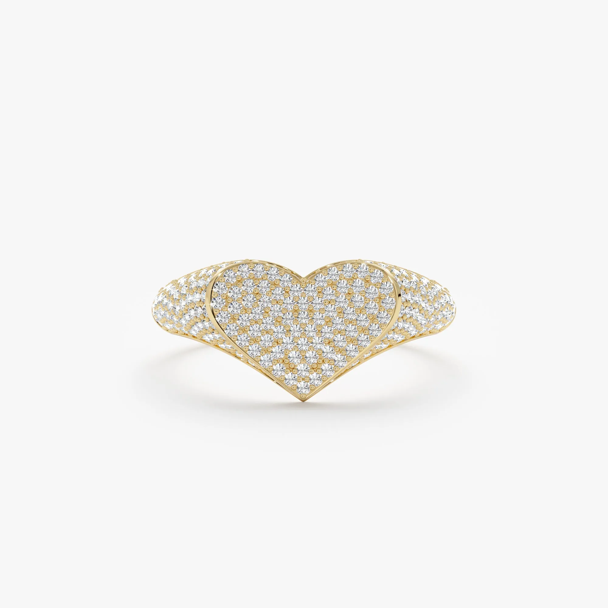 Natural Diamonds Heart Signet Ring, Sorel SARAHELISE