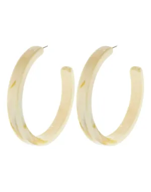 Natural Hoop Earrings