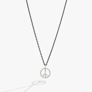Nostalgia Peace Sign Necklace