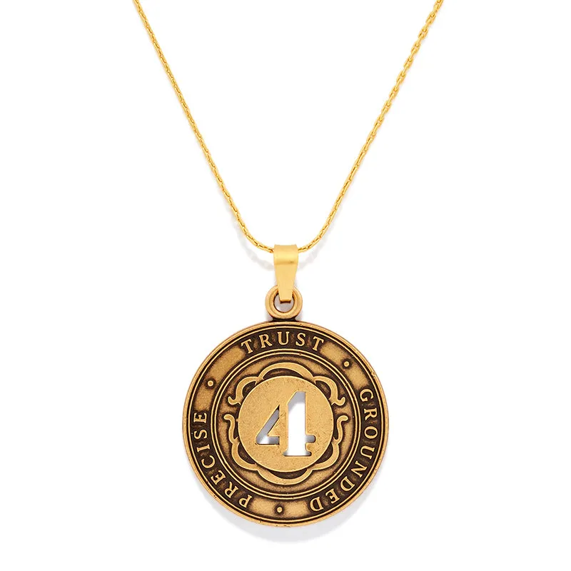Number 4 Necklace, Expandable