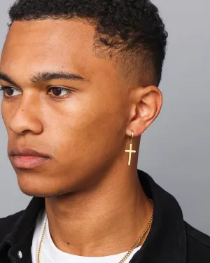 NXS Cross Earring Gold