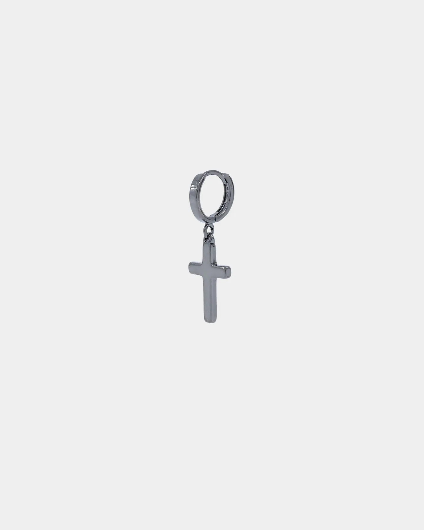 NXS Mini Cross Earring Black