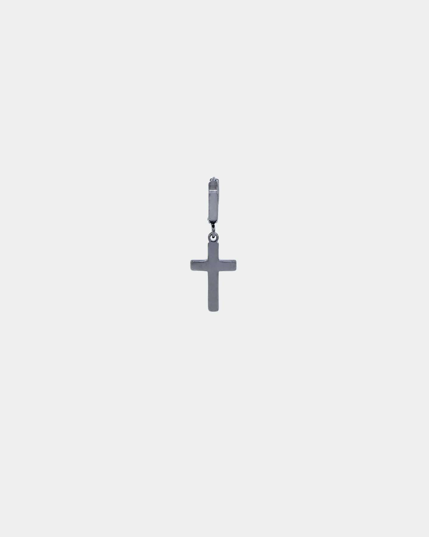 NXS Mini Cross Earring Black