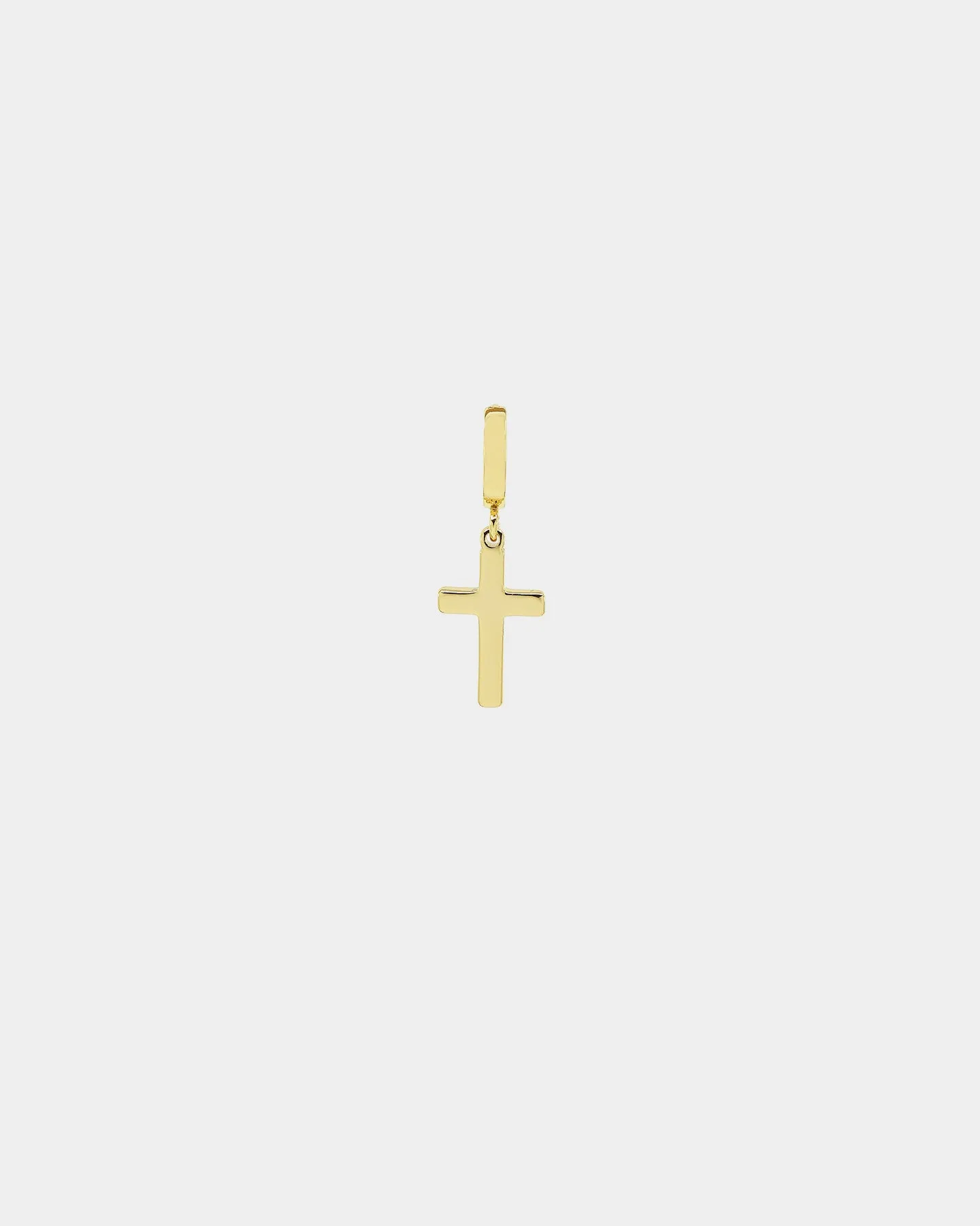 NXS Mini Cross Earring Gold