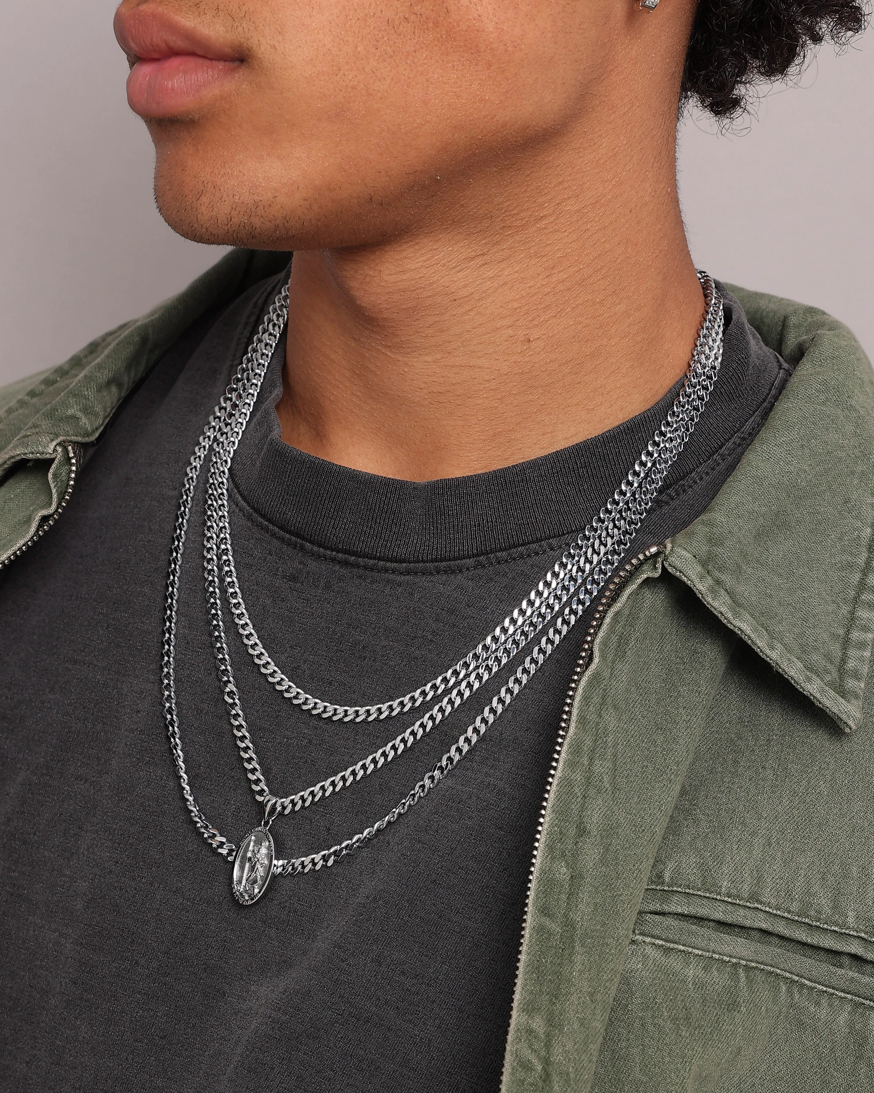 NXS Shepherd Necklace Set White Gold