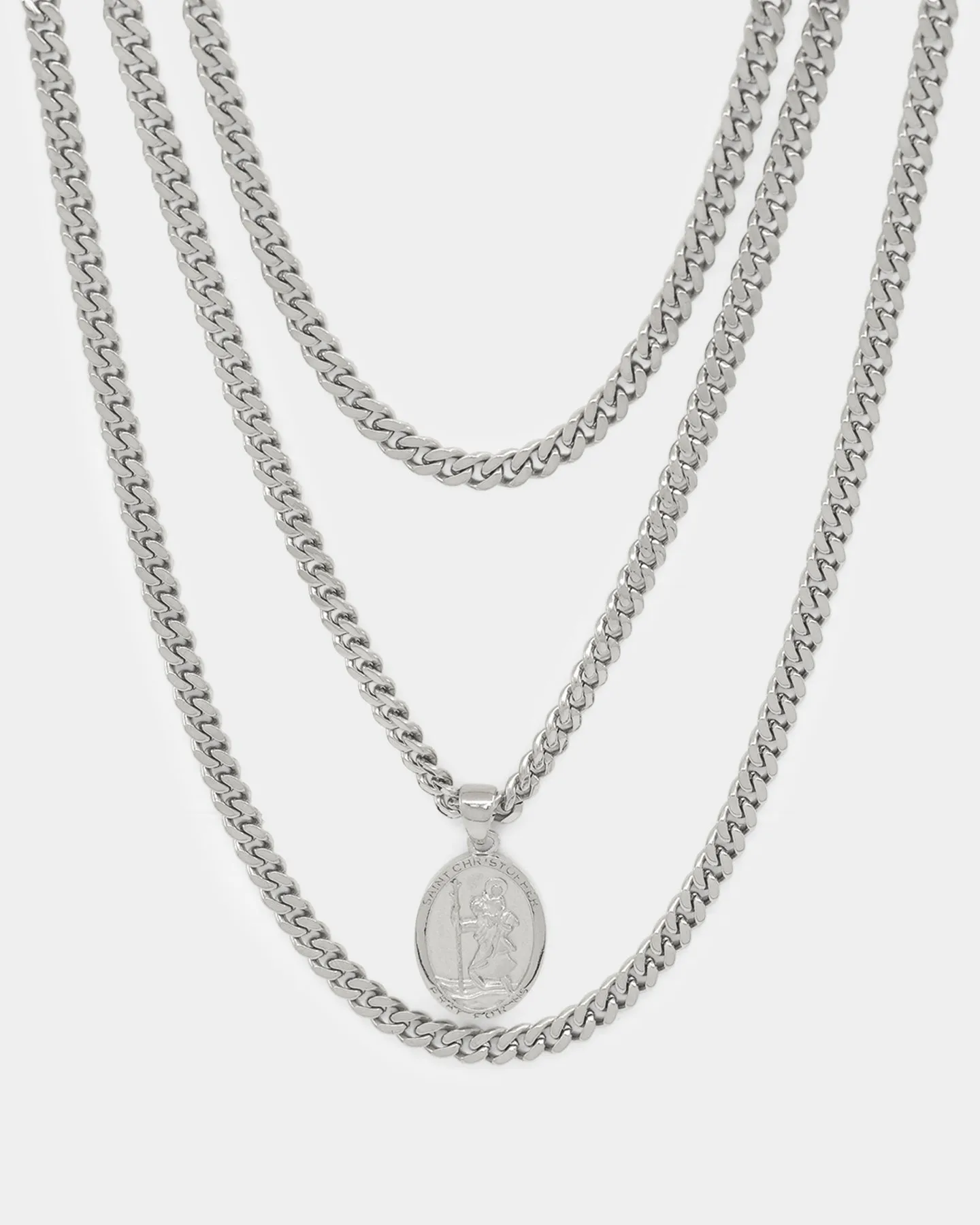 NXS Shepherd Necklace Set White Gold