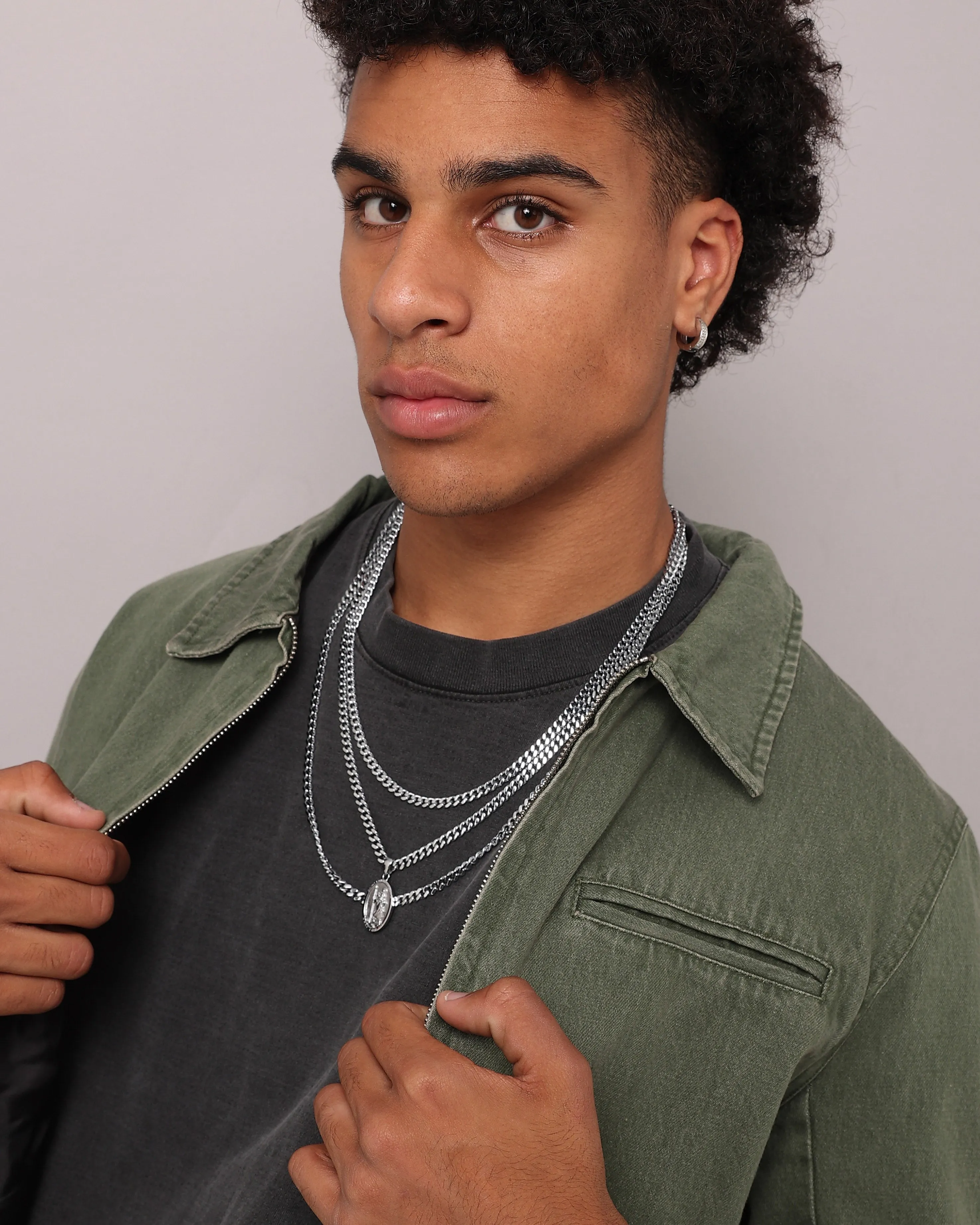 NXS Shepherd Necklace Set White Gold