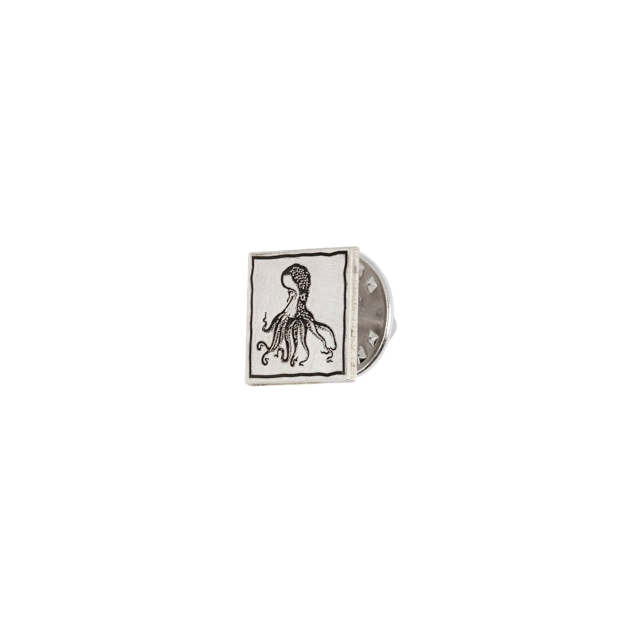 Octopus Square Pin
