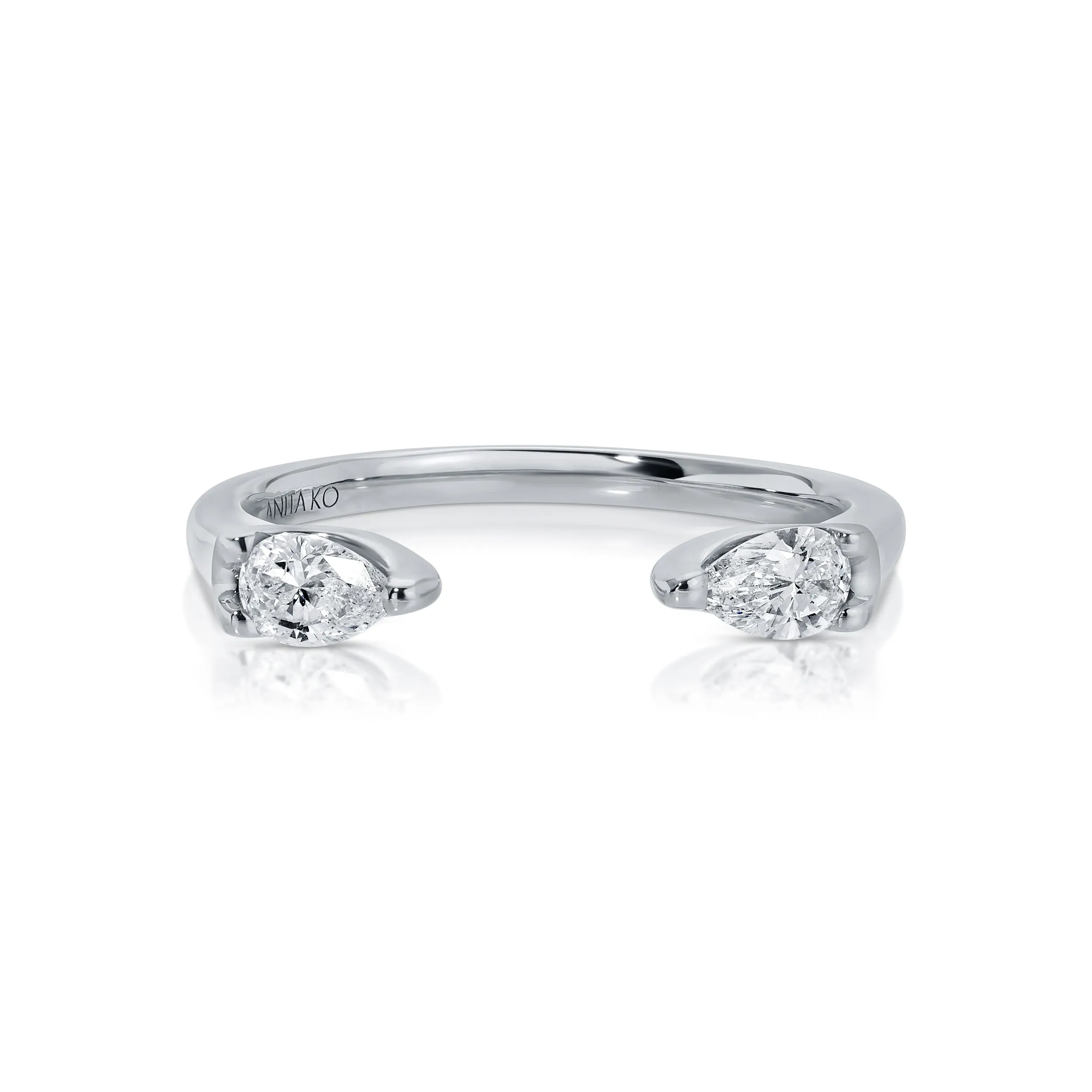 ORBIT PEAR DIAMOND RING Anita Ko