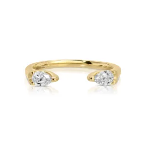 ORBIT PEAR DIAMOND RING Anita Ko