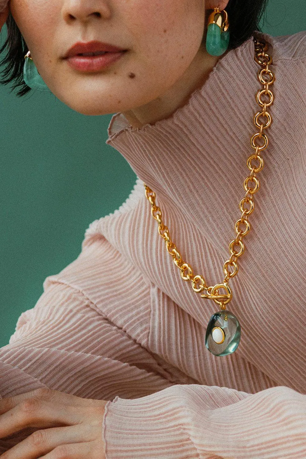 Organic Hoop Earrings