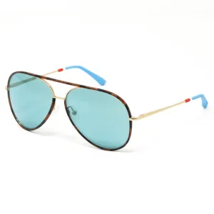 Orlebar Brown x Linda Farrow Blue Sunglasses OB34C4SUN