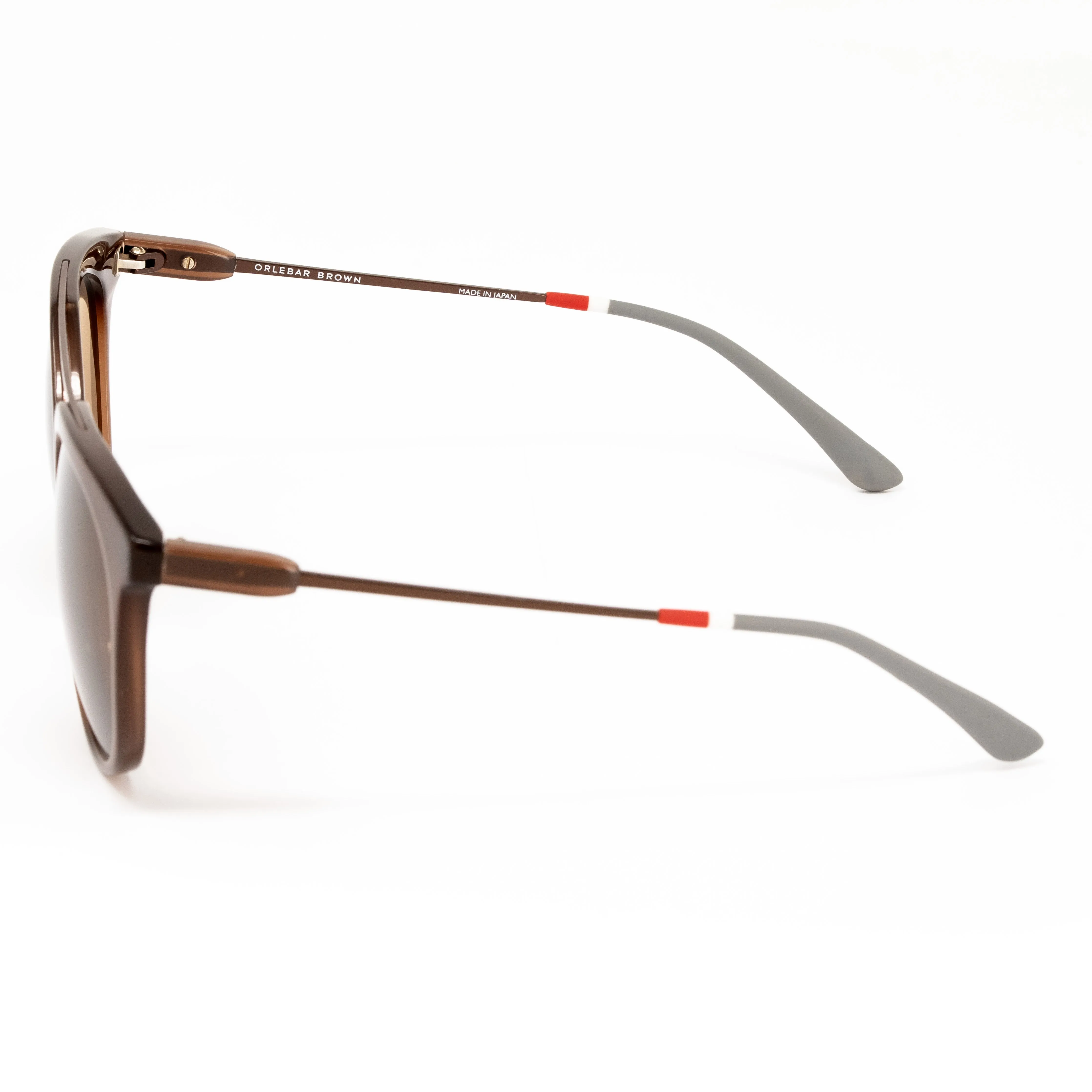 Orlebar Brown x Linda Farrow Brown Sunglasses OB40C6SUN