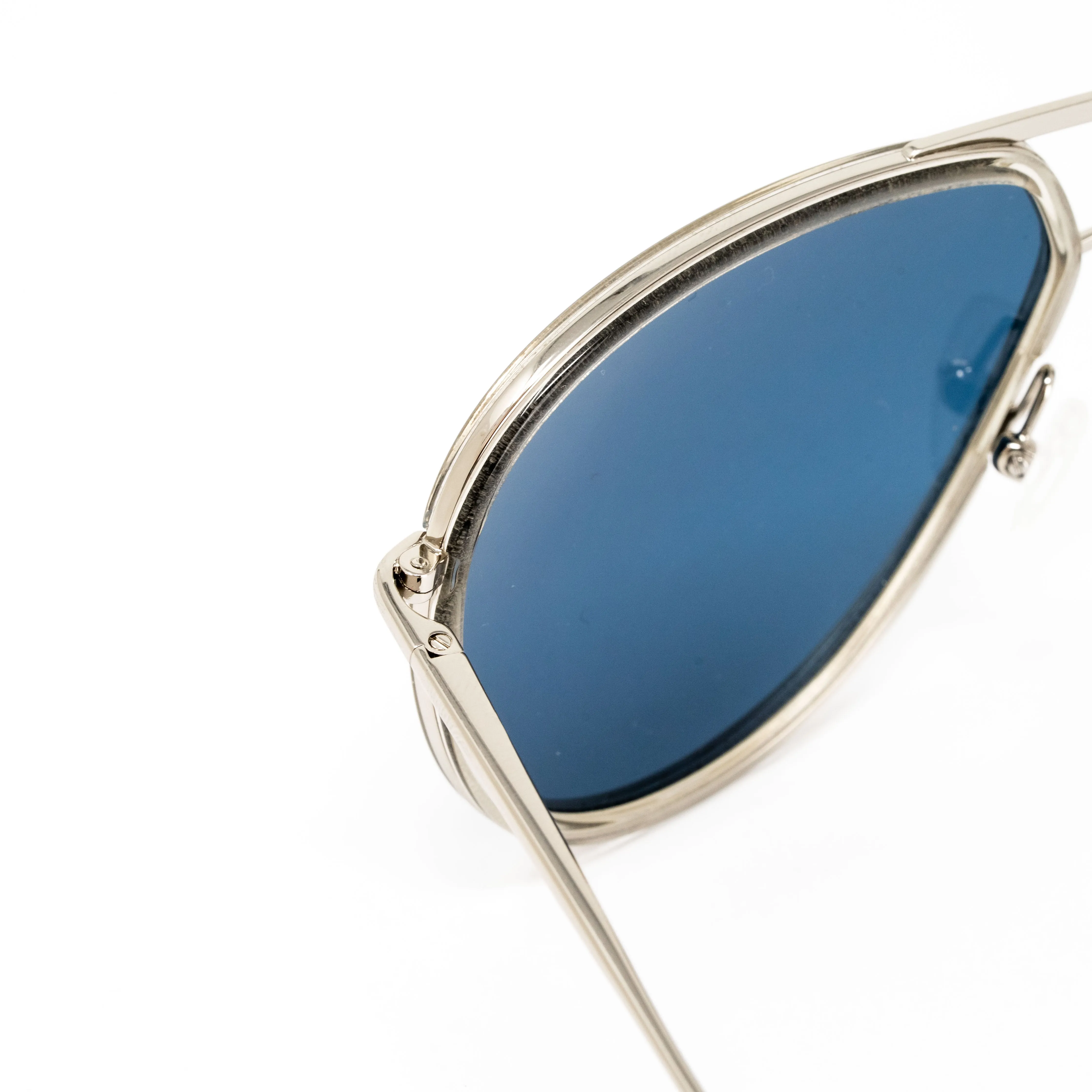Orlebar Brown x Linda Farrow Clear Sunglasses OB22C3SUN