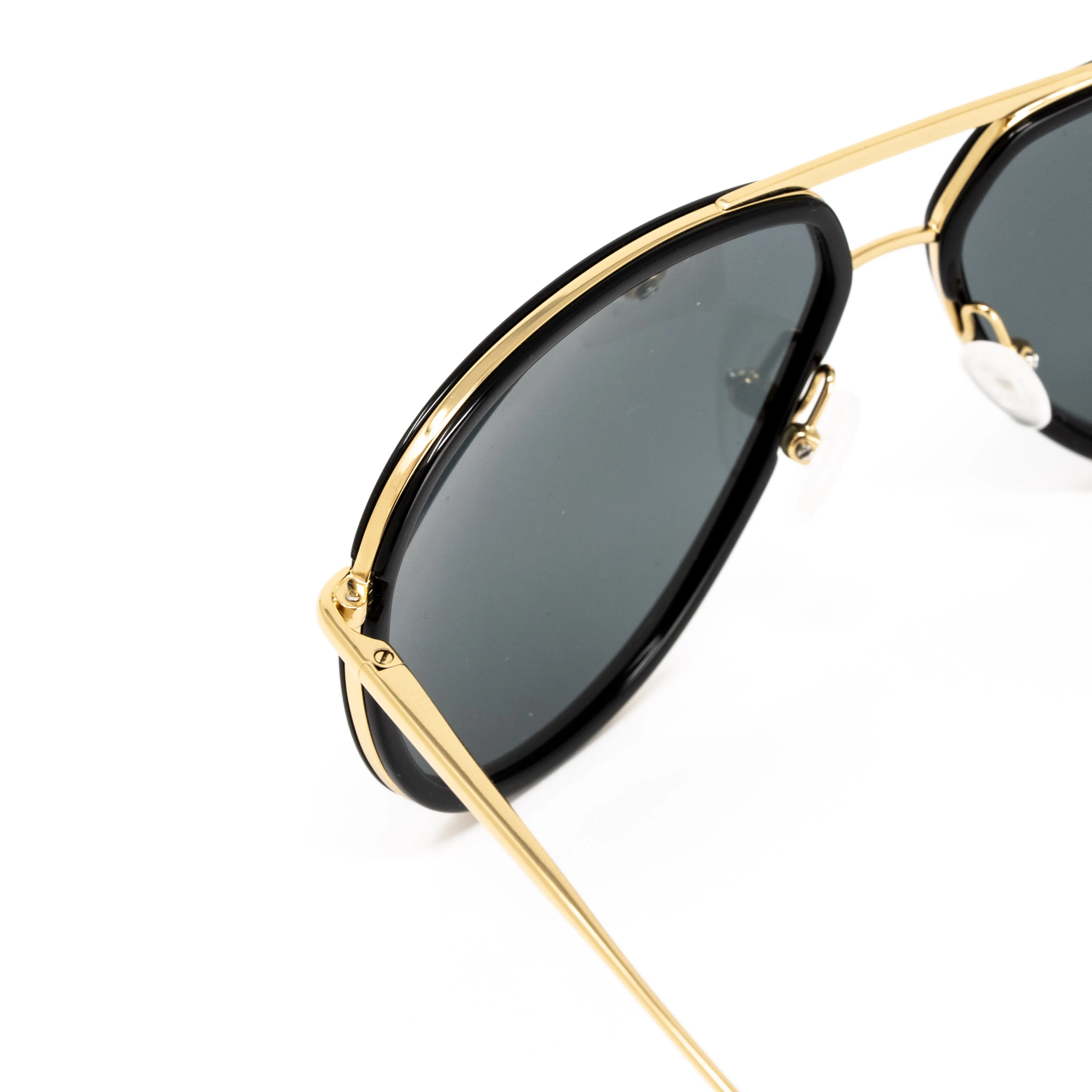 Orlebar Brown x Linda Farrow Gold Sunglasses OB22C1SUN