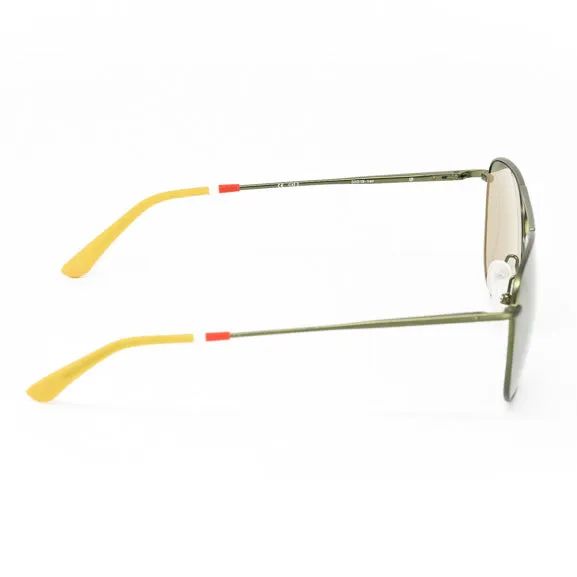 Orlebar Brown x Linda Farrow Green Sunglasses OB37C2SUN