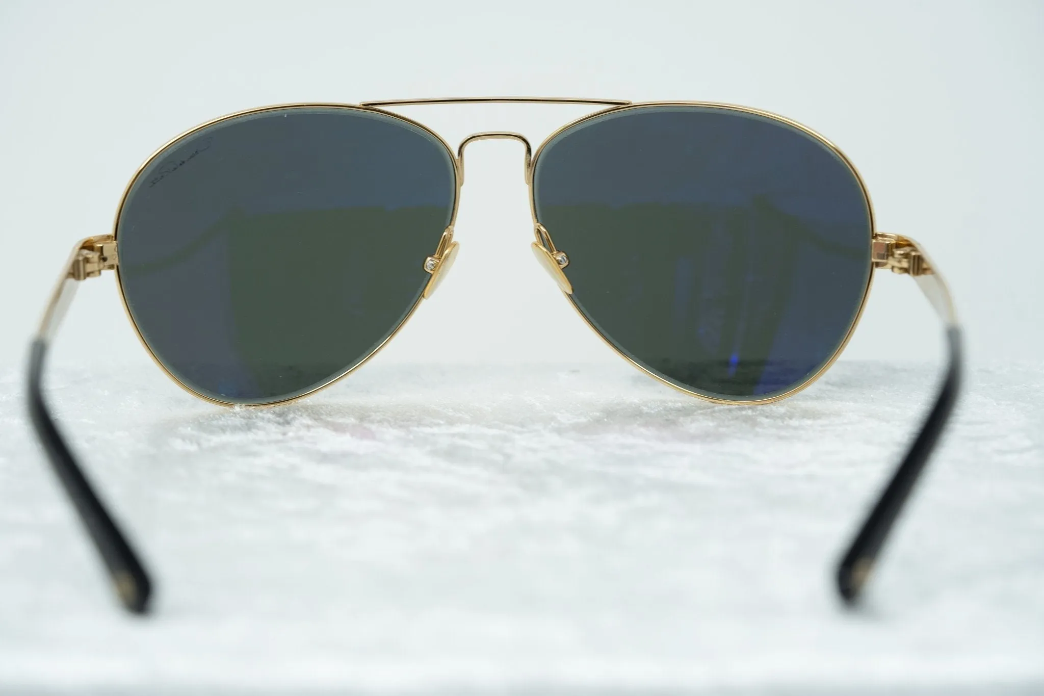 Oscar De La Renta Sunglasses Rose Gold and Green