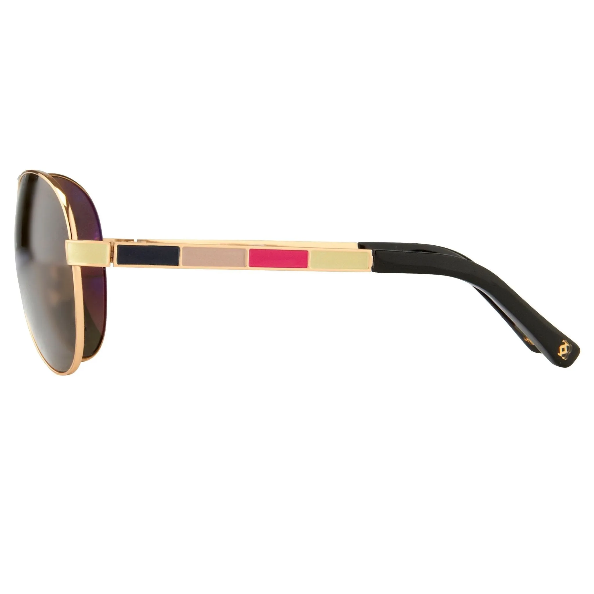 Oscar De La Renta Sunglasses Rose Gold and Green