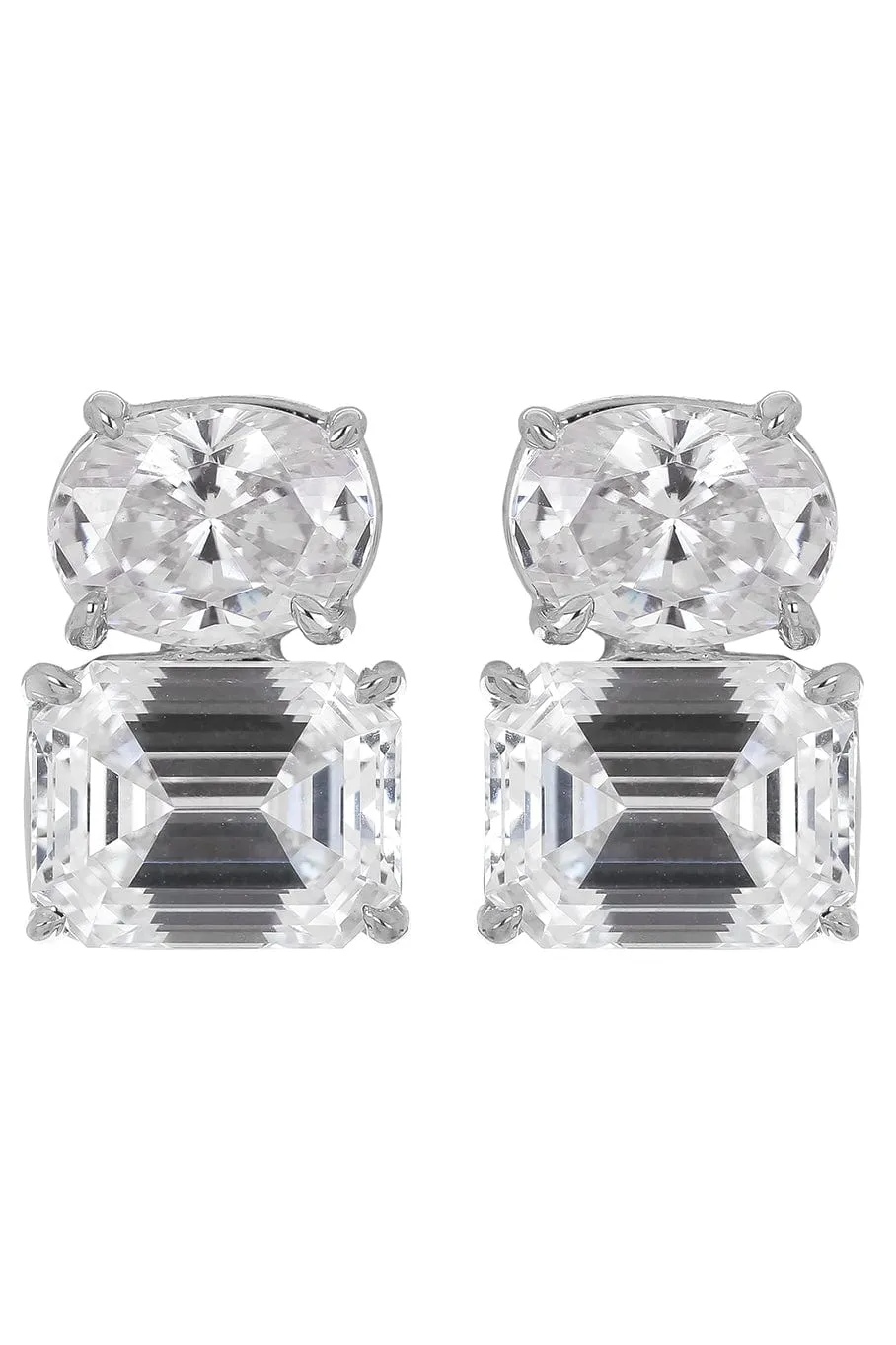 Oval Emerald Stud Earrings