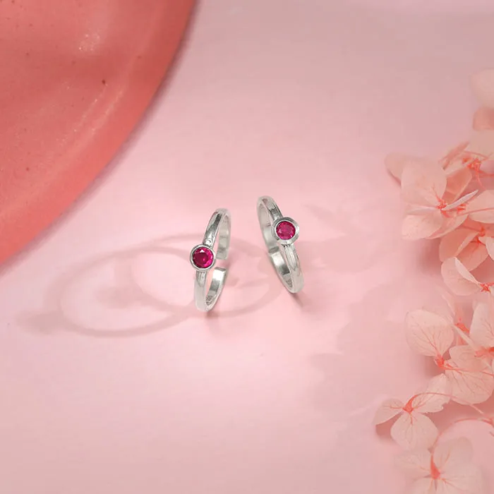 Oxidised Silver Anamika Toe Rings Giva
