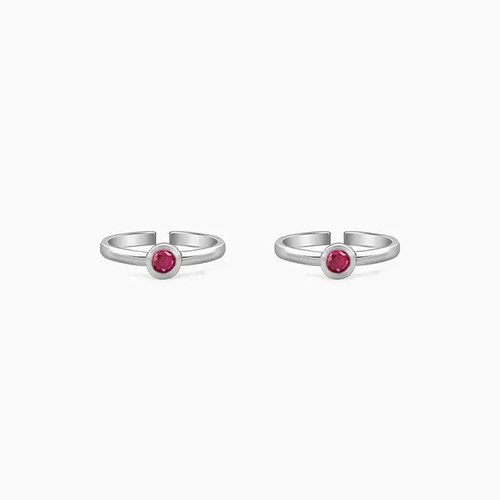 Oxidised Silver Anamika Toe Rings Giva