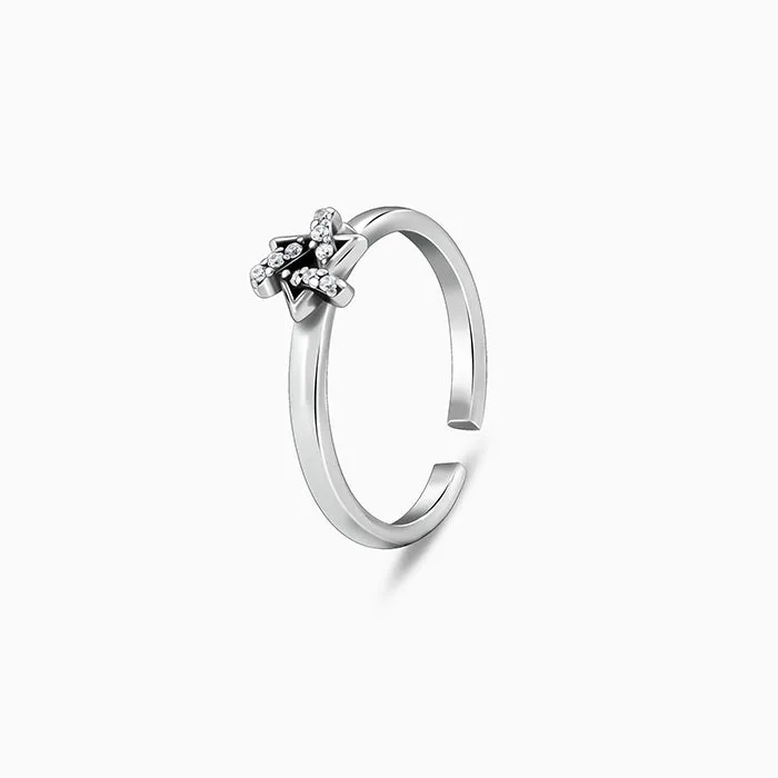 Oxidised Silver Anisha Toe Rings Giva