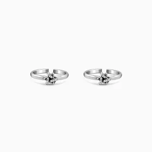 Oxidised Silver Anisha Toe Rings Giva