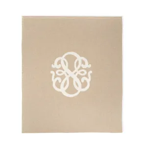Path of Life Throw Blanket, Tan