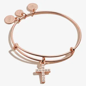 Pav Cross Charm Bangle