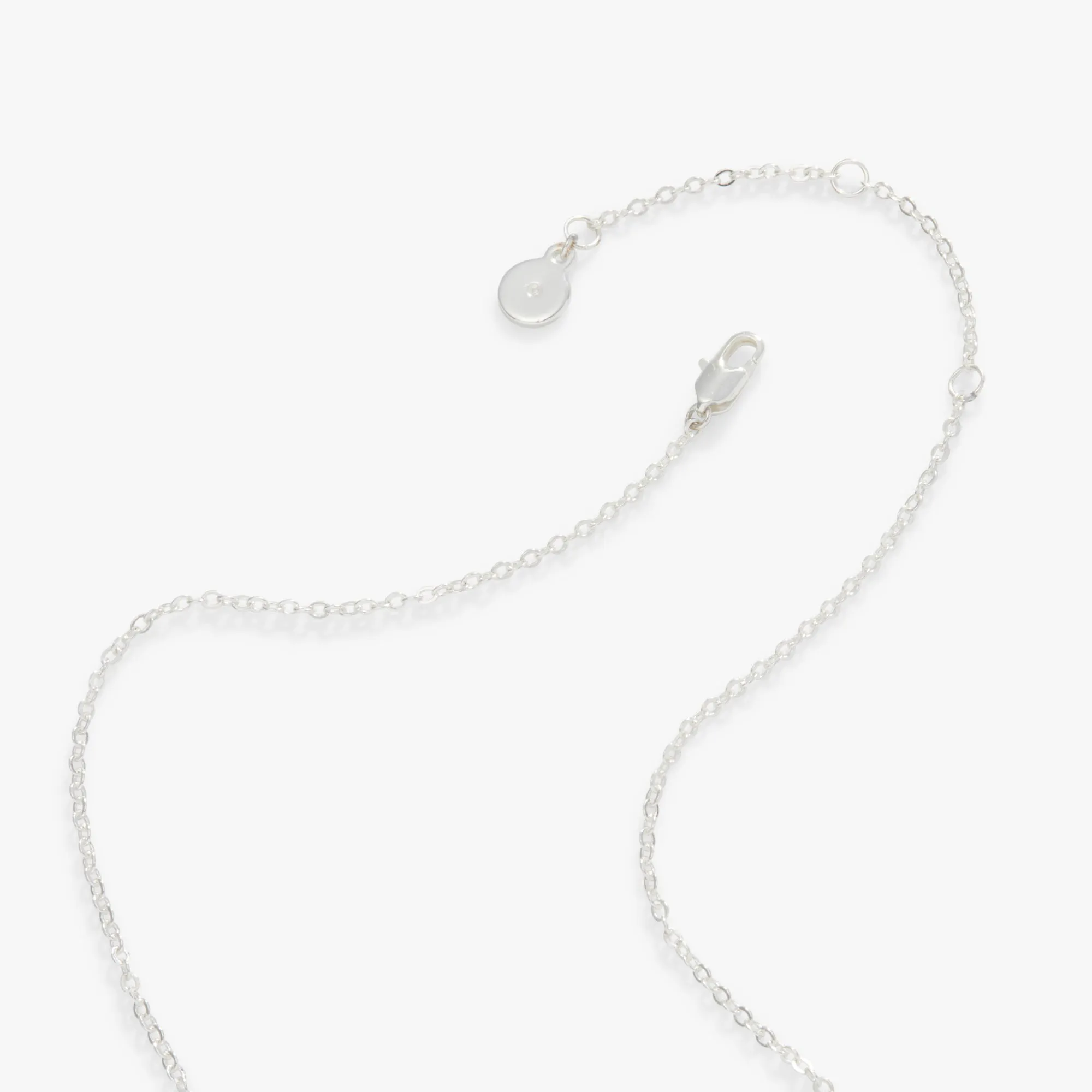 Pav Cross Necklace, Adjustable