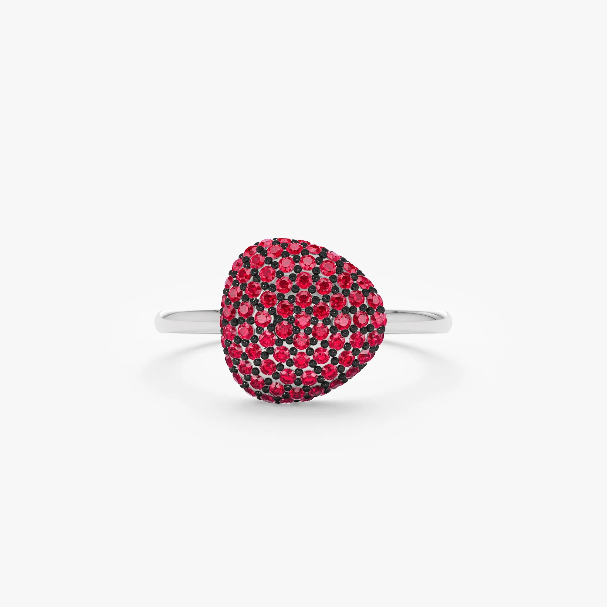 Pave Ruby Ring, Holly SARAHELISE