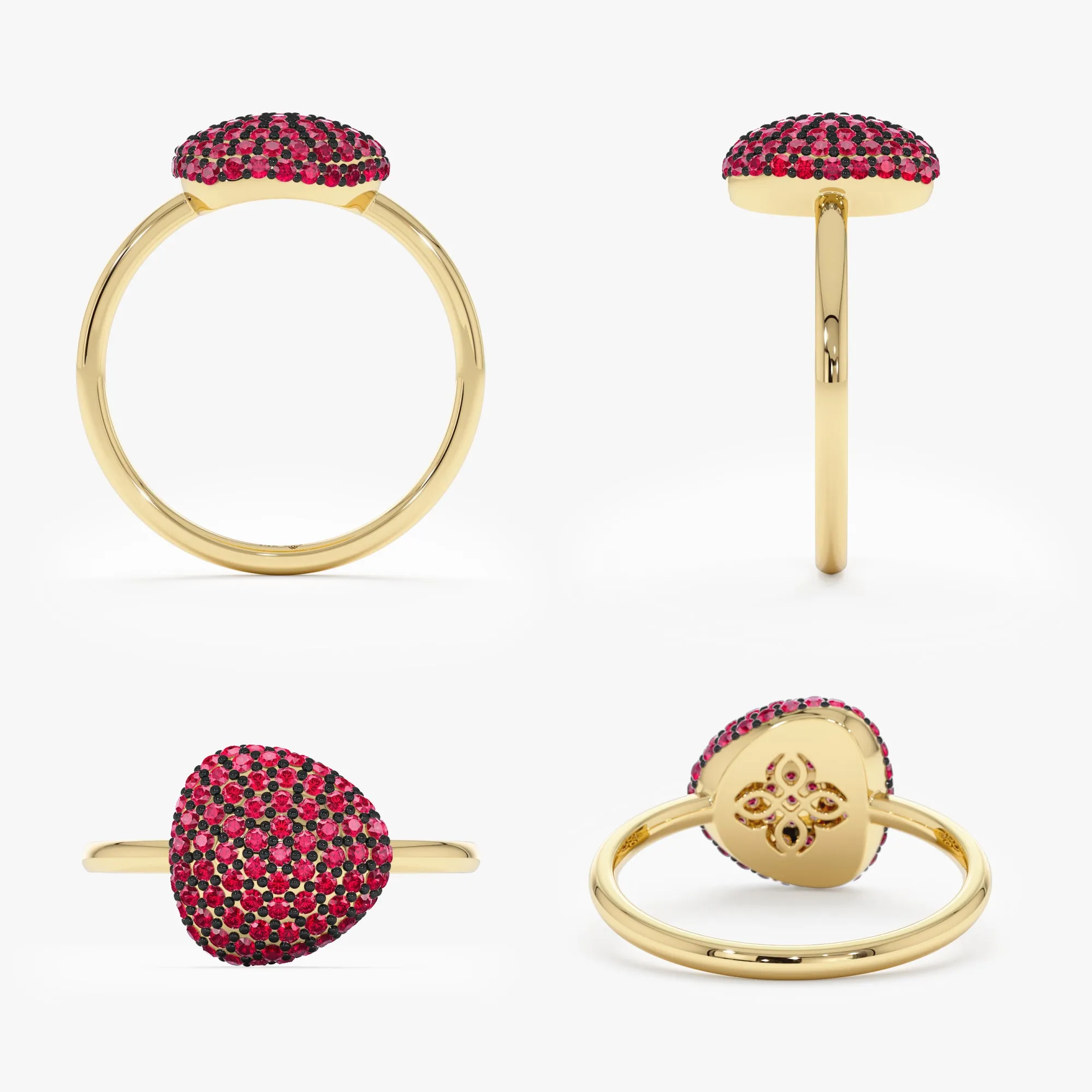 Pave Ruby Ring, Holly SARAHELISE