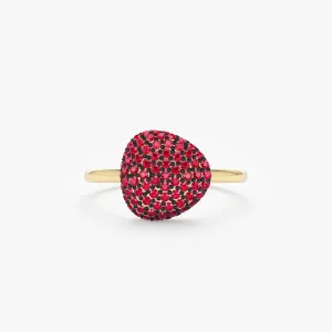 Pave Ruby Ring, Holly SARAHELISE