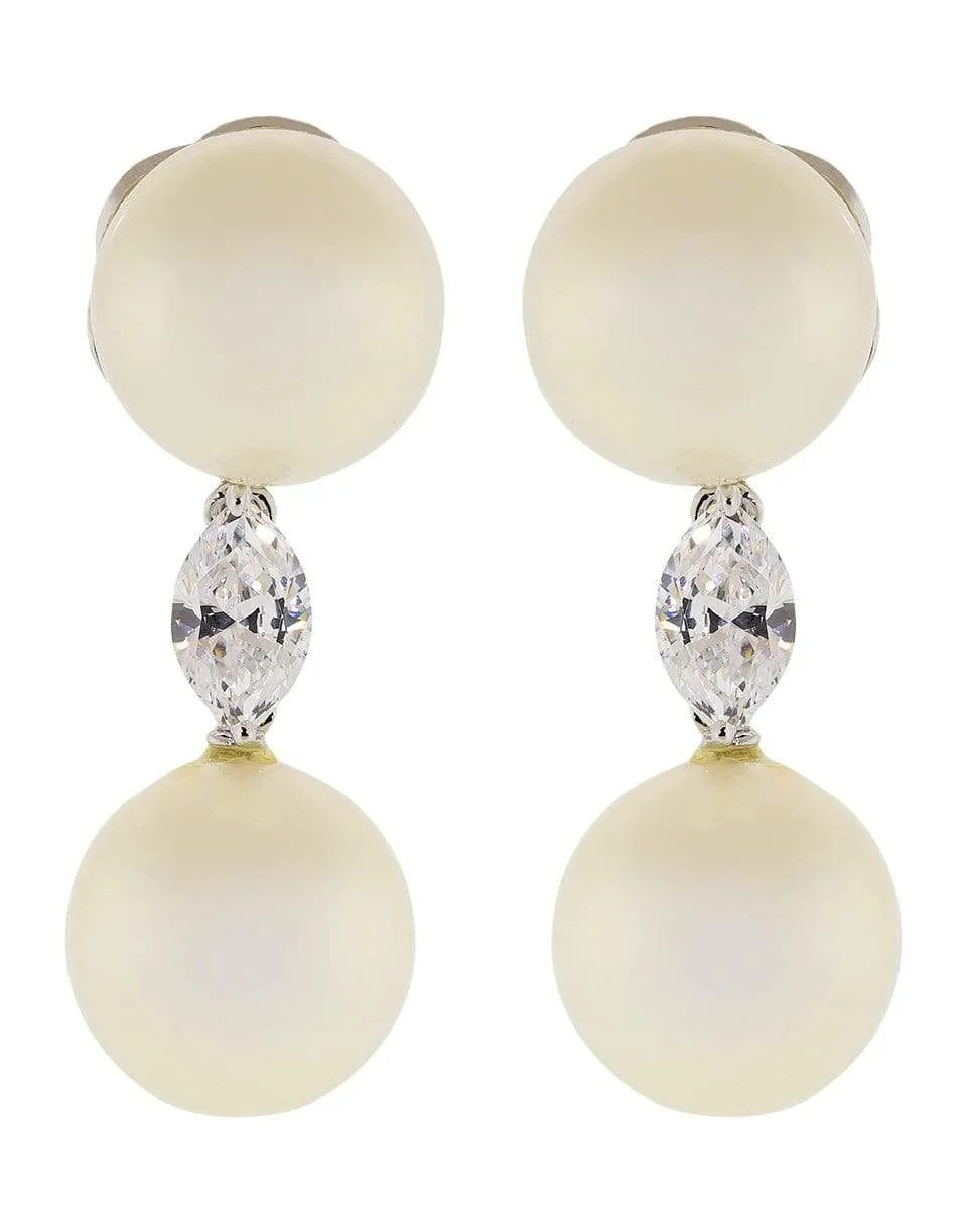 Pearl Drop Earrings 12MM