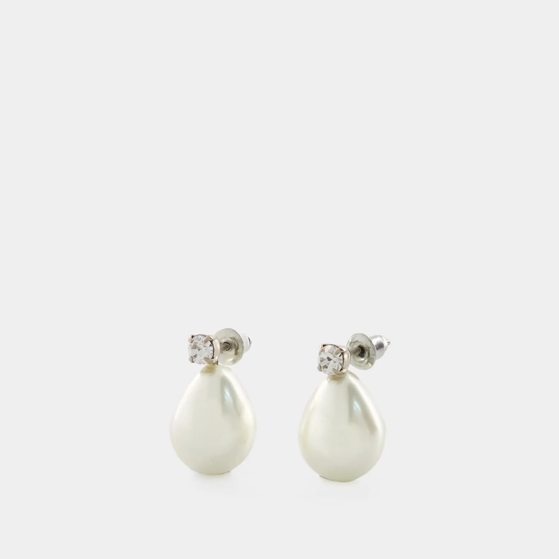 Pearl Egg Earrings - Simone Rocha - Pearl - W