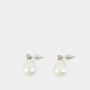 Pearl Egg Earrings - Simone Rocha - Pearl - W