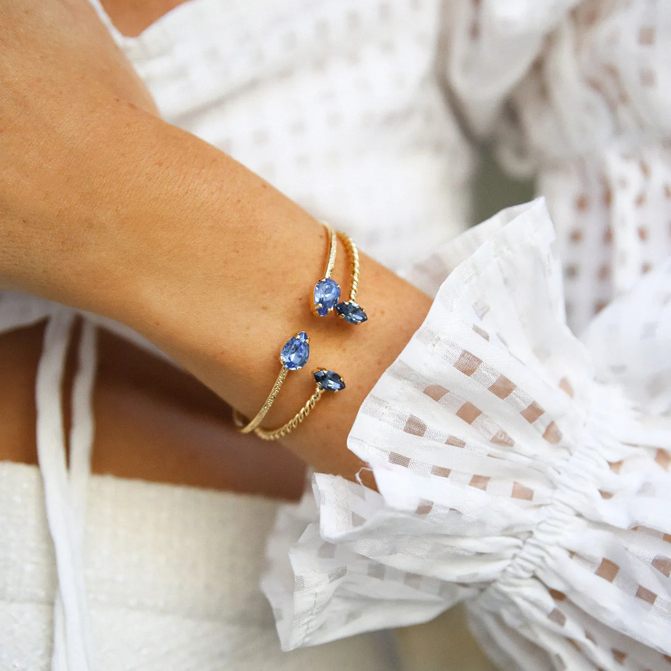 Petite Navette Bracelet / Denim Blue Caroline Svedbom