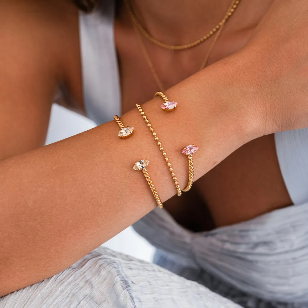 Petite Navette Bracelet / Light Silk Caroline Svedbom
