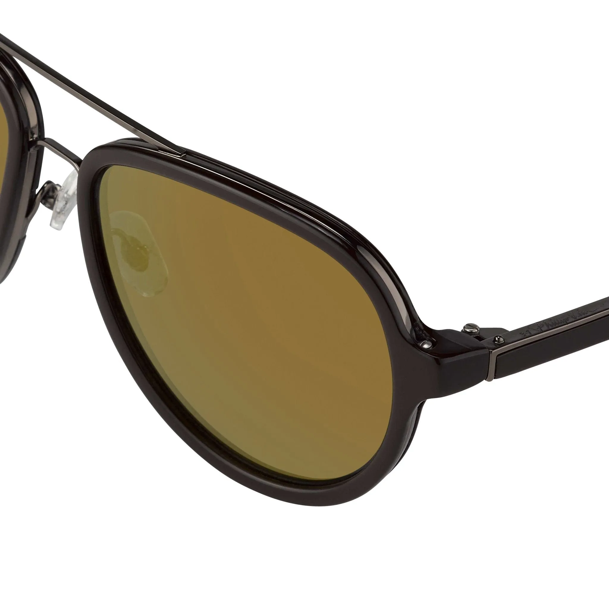 Phillip Lim Sunglasses Brown and Bronze Mirror PL16C20SUN