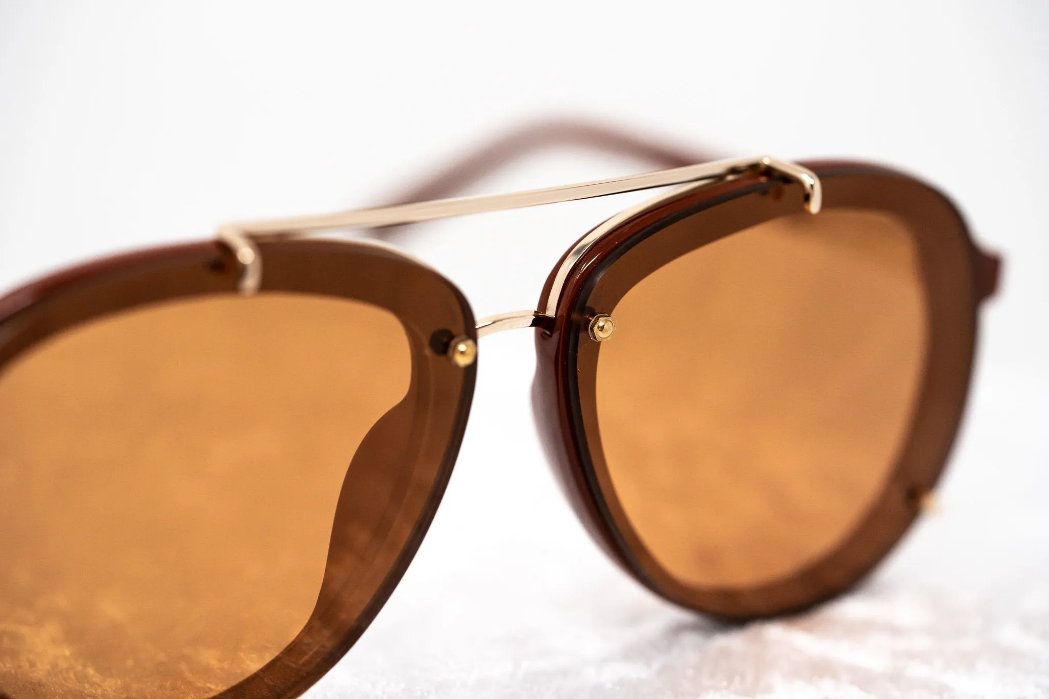 Phillip Lim Sunglasses Light Gold and Rust