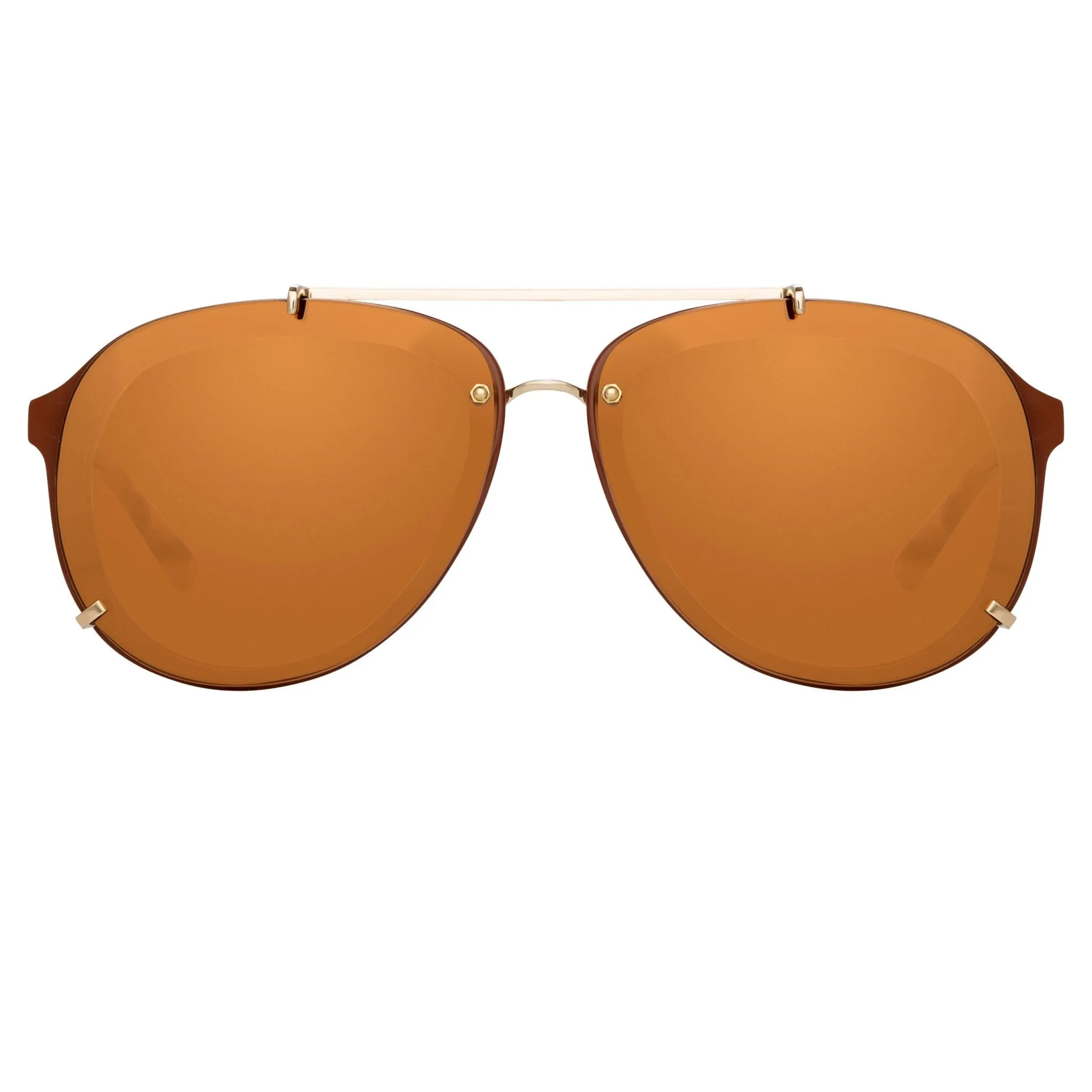 Phillip Lim Sunglasses Light Gold and Rust